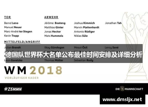 德国队世界杯大名单公布最佳时间安排及详细分析